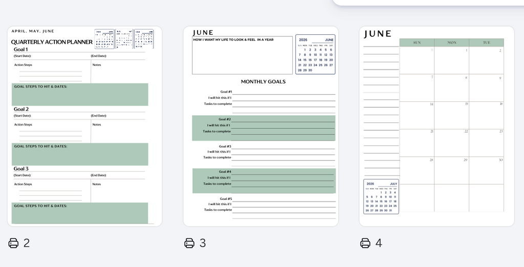 June Planner (Basic)